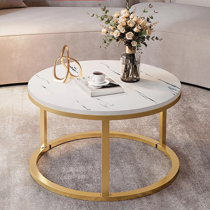 Coffee Table Living Room Home round Table Small Apartment Sofa Side ...