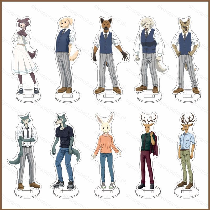 sy BEASTARS Legoshi Haru Acrylic material Stands Plate Holder Sign UP ...