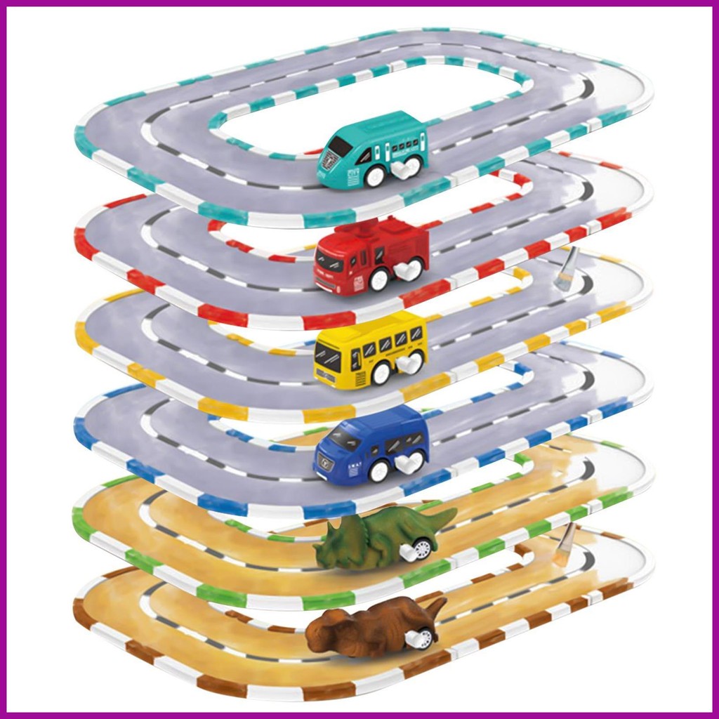 Track Painting Toy Track Toys Painting Kit DIY Assembling Smooth Rail ...