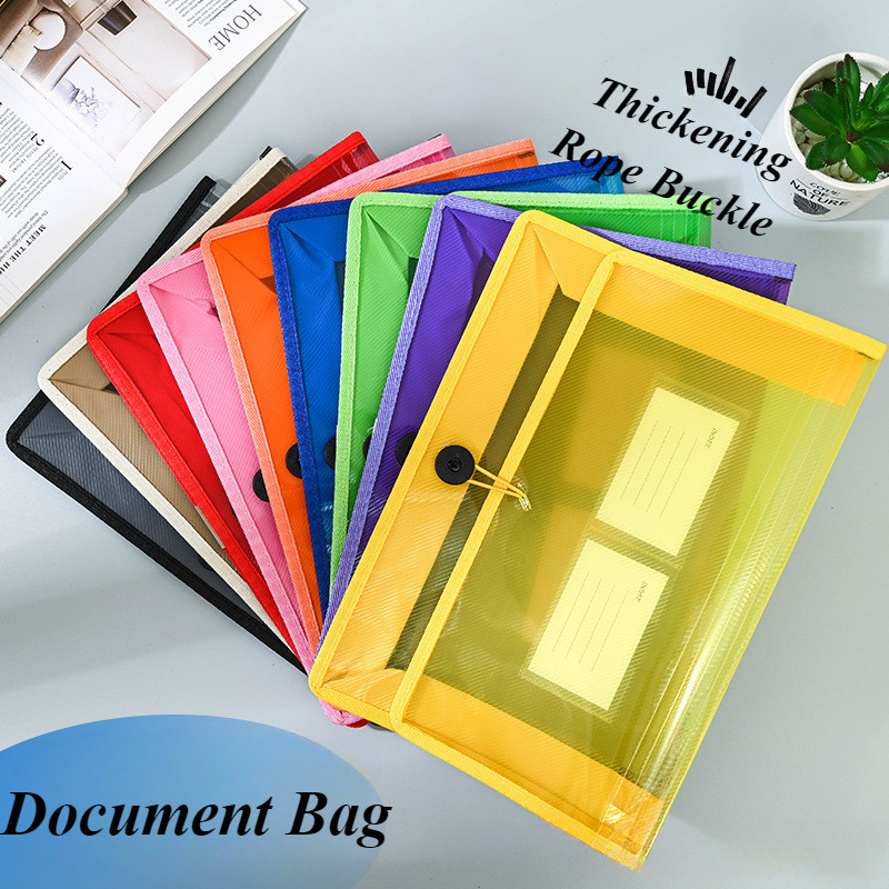 A4 Plastic Envelope Expanding File Folder Colorful File Folder ...