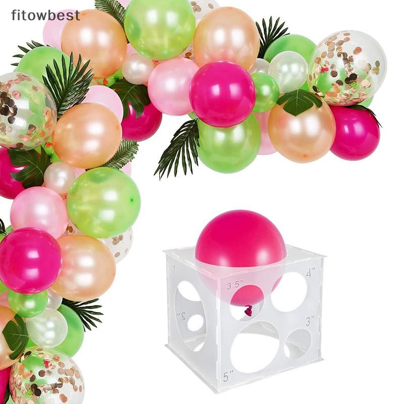 Fbph 11Holes 2-10Inch Balloon Sizer Box Collapsible Balloons ...