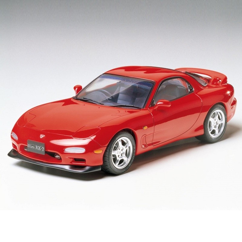 (Self-operated) Tamiya static assembled model TAMIYA Mazda RX7 race car ...