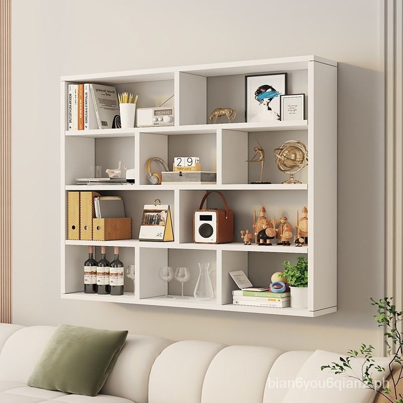 Wall Bookshelf and Storage Shelf Simple Modern Wine Rack Household ...