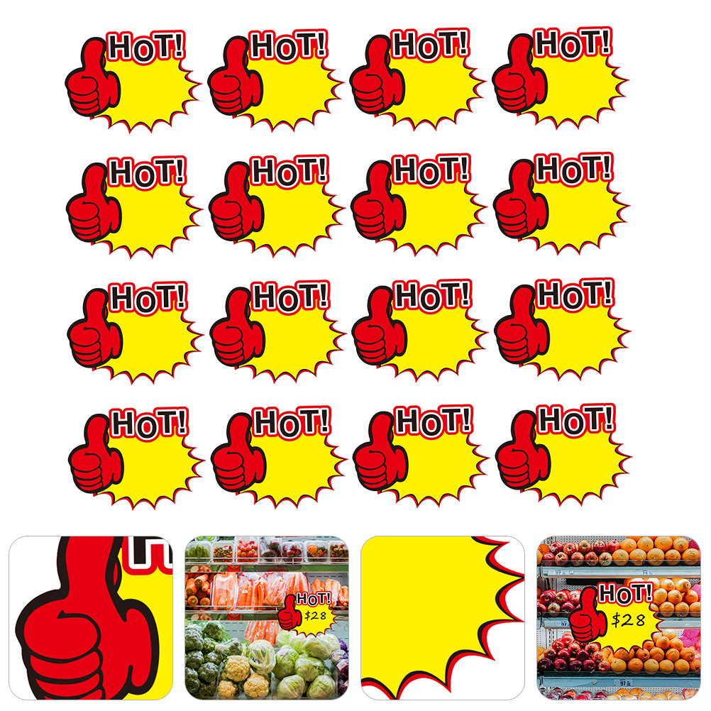 10Pcs Supermarket Advertising Sign Price Tags Price Tags Price Tickets ...