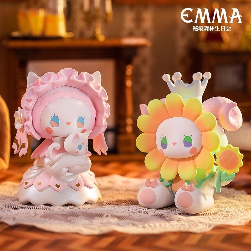Emma Secret Forest Seeking Fragrance Serie Blind Box Figuras de Acción Misterio Caja Linda Caja de Juguete Aleatorio Regalo de Navidad Cumpleaños Juguetes Coleccionables para Adornos de Escritorio, 3