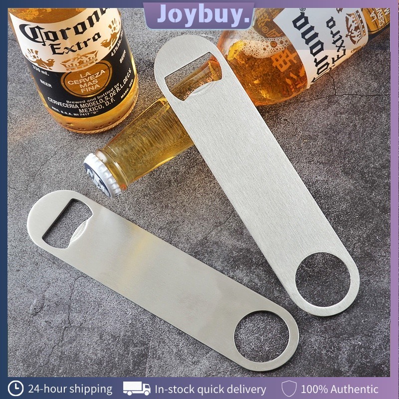 【Stainless Steel】Beer Bottle Opener Key Creative Flat Beverage Popper ...