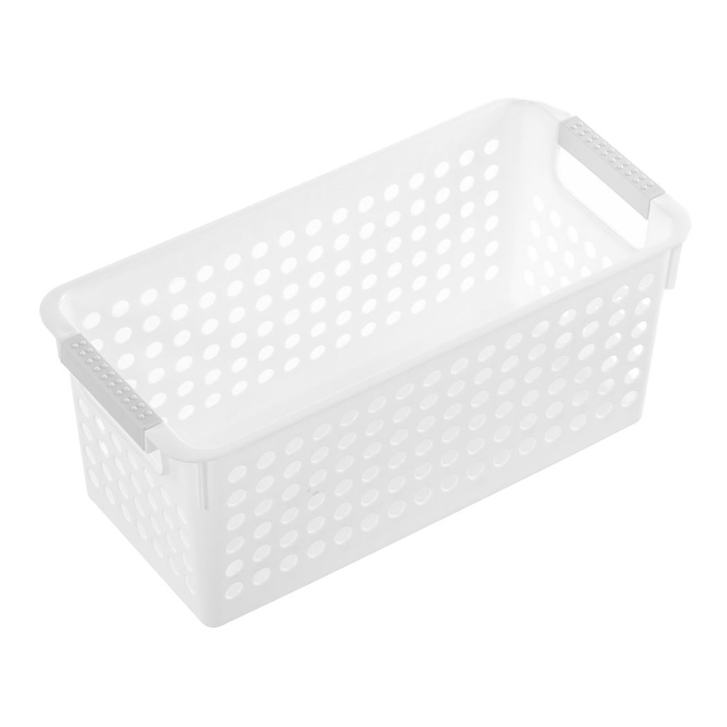 Miniso Storage Box with Handle Tall Version S White | Shopee Philippines