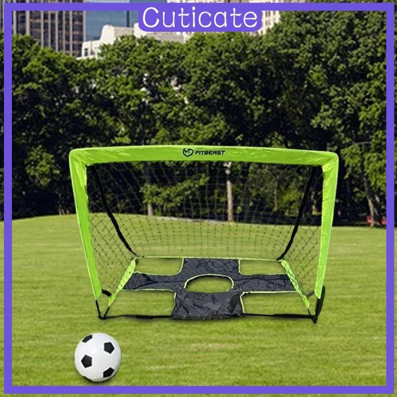 [CUTICATE] Kids Soccer Goal for Equipment Practice Net Portable Easy