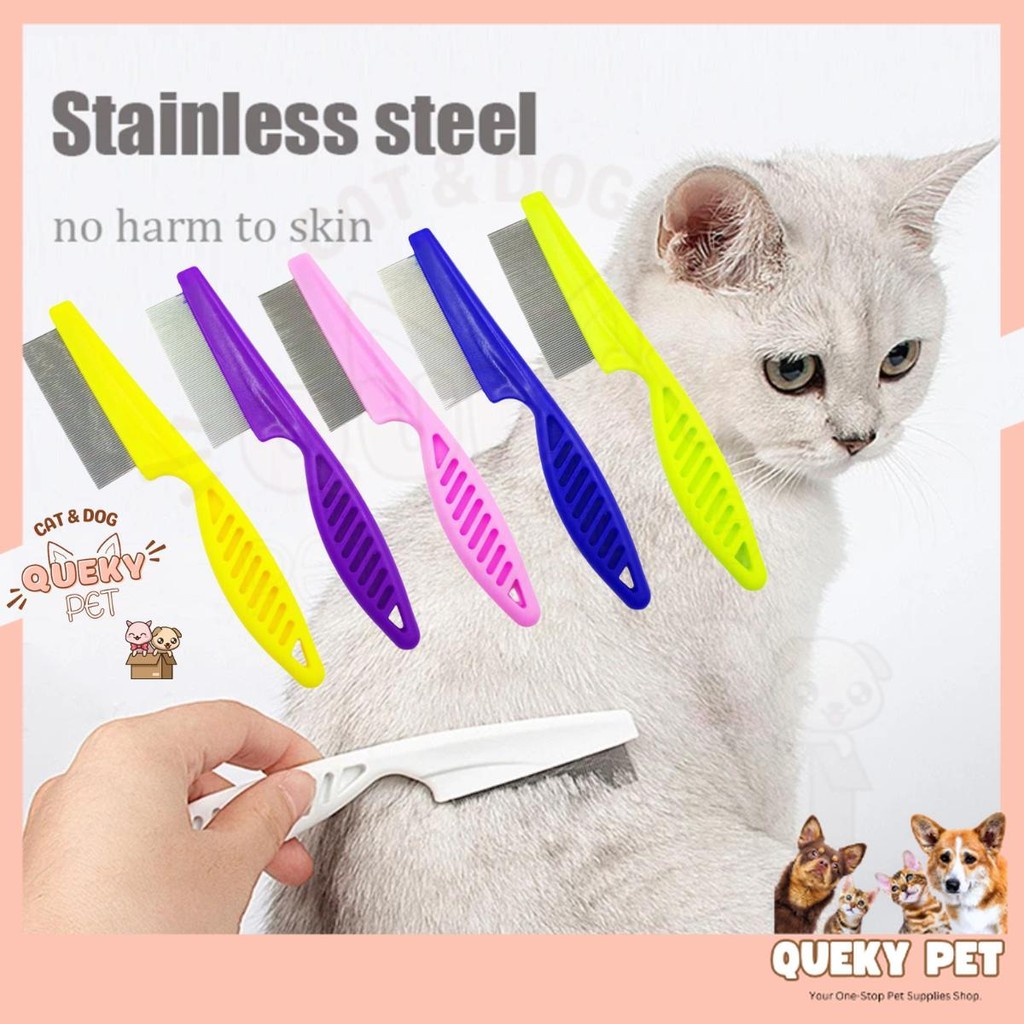Visual Reference: Flea Remover Tool For Dogs Cats Comb For Removes Tangles
