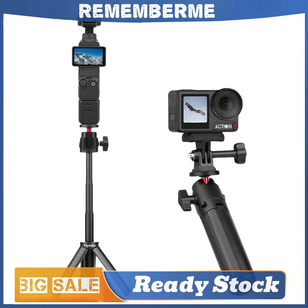 LICHIFIT Extendable Stand Selfie Stick For DJI OSMO POCKET 3/Action 4 Length Adjustable 138cm Extension