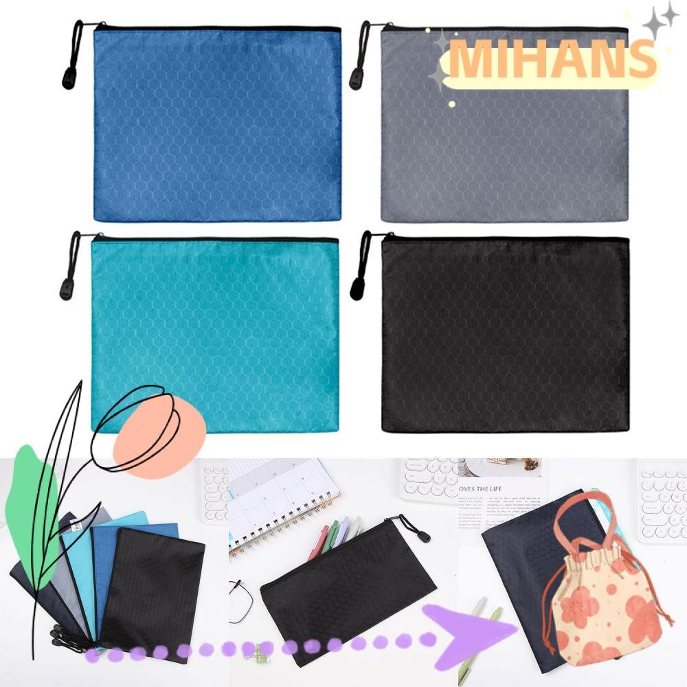 MIH 1pc Document Bag Cloth File Folders Test Paper Storage Bag ...