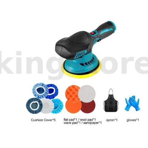 Drillpro Cordless Car Polisher Electric Auto Polishing Machine 6 Speed ...