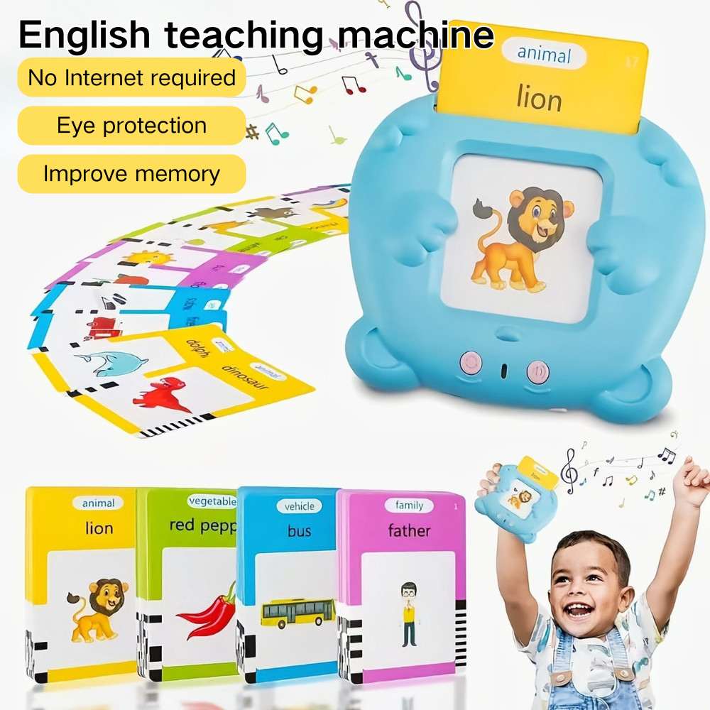 Educational Kids Machine Flash Speaker Card Reader Smart Toys For Early ...