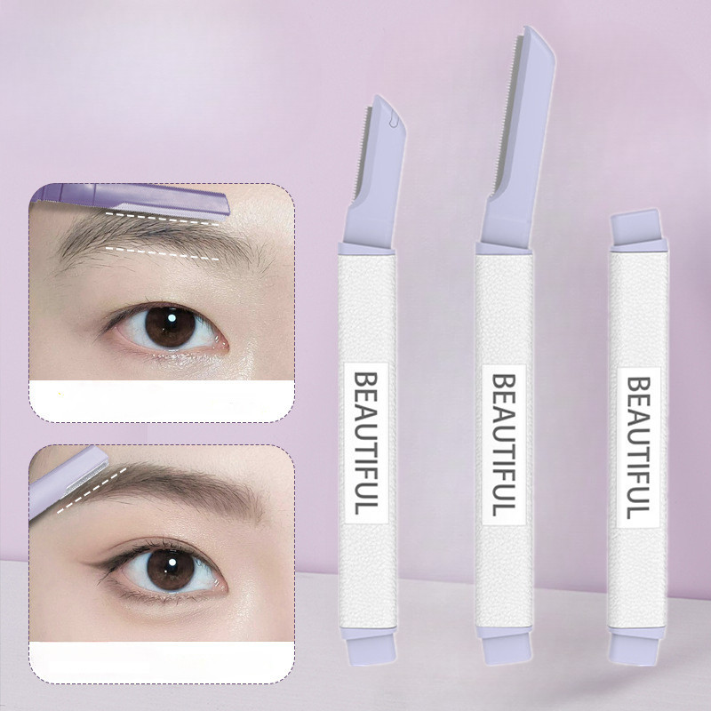 Foldable Double-headed Shaving Eyebrow Repair Knife Safety Eyebrow ...