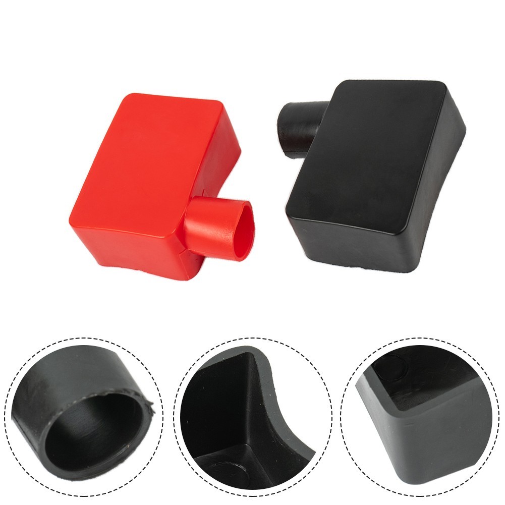 ULTRA Black & Red Car Battery Terminal Insulator Wire Connectors Cap