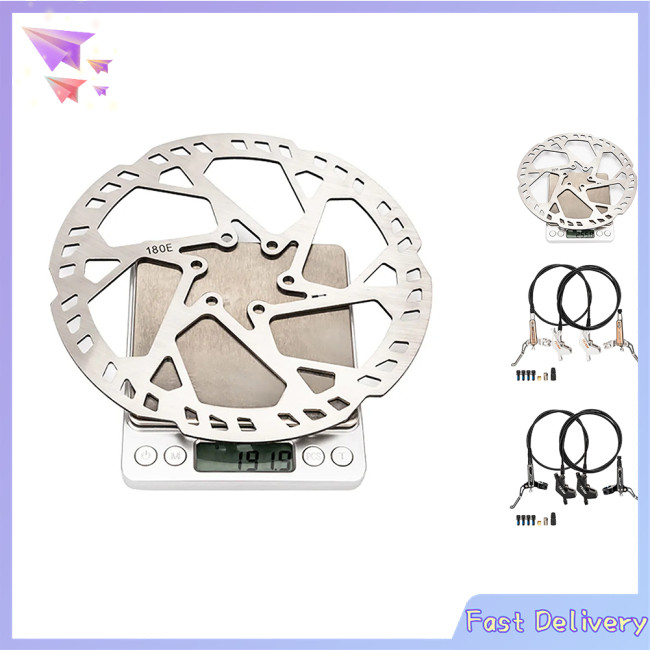 1 Day Shipping! 1 Pair Mountain Bike Ebike 4 Piston Hydraulic Disc
