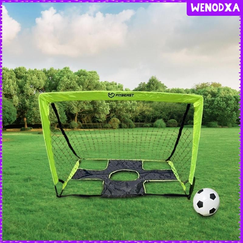 [Wenodxa] Kids Soccer Goal for Equipment Practice Net Portable Easy