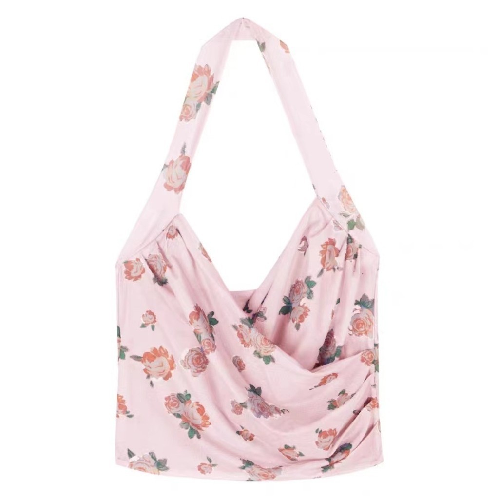 Pink Korean Trending Camisole Top Cropped Top Padded Top OOTD | Shopee ...