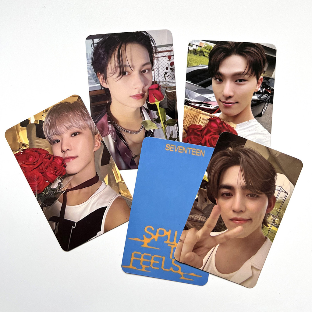 Kpop Idol SEVENTEEN 12th Mini Album SPILL THE FEELS Photo Card