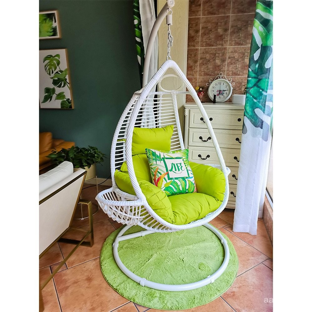 Xin Ning Ju Outdoor Swing Rattan Chair Cradle Chair Balcony Indoor Home ...