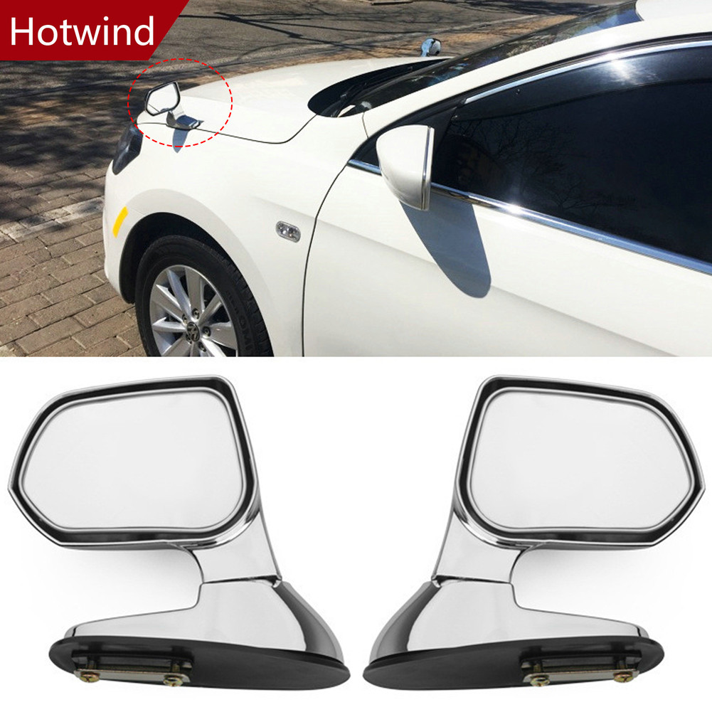 Universal Car Hood Side Rear View Mirror Adjustable Wide Angle Blind ...