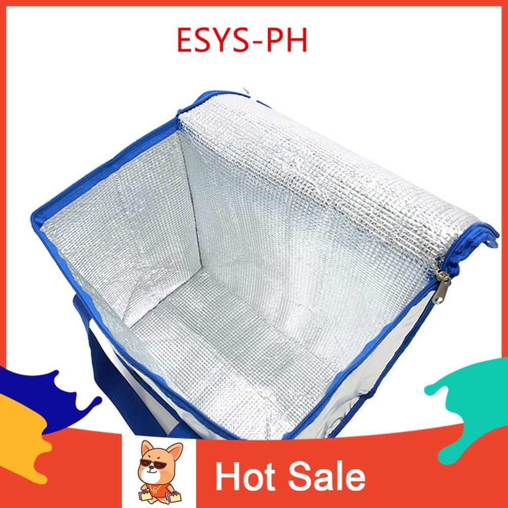 Borsa Termica Pieghevole 30L Con Tracolla - Contenitore Isotermico Per Cibo, Spesa, Picnic, Campeggio, Pesca