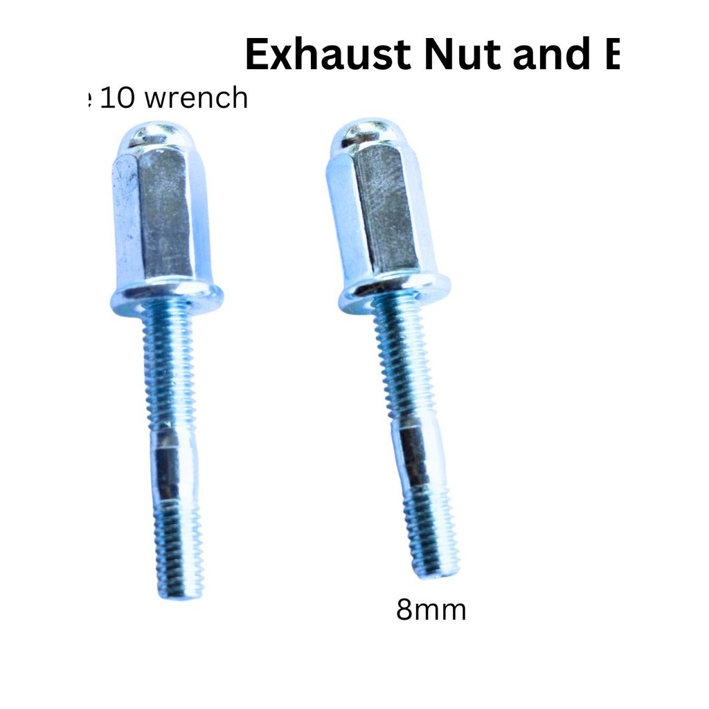 Heavy Duty Bolt Exhaust Stud Bolt with Nut for Motorcycle (8 mm