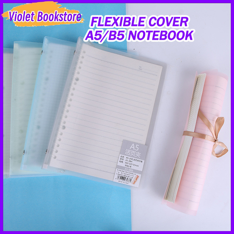 20/26 Holes Loose Leaf Binder Notebook 60pages Refillable Notebooks ...