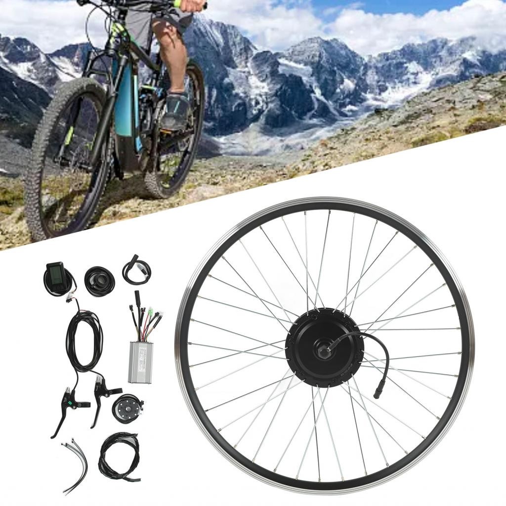 Wowowi 48V 500W Modified Rear Drive Motor Wheel Kit Brushless Gear Hub ...