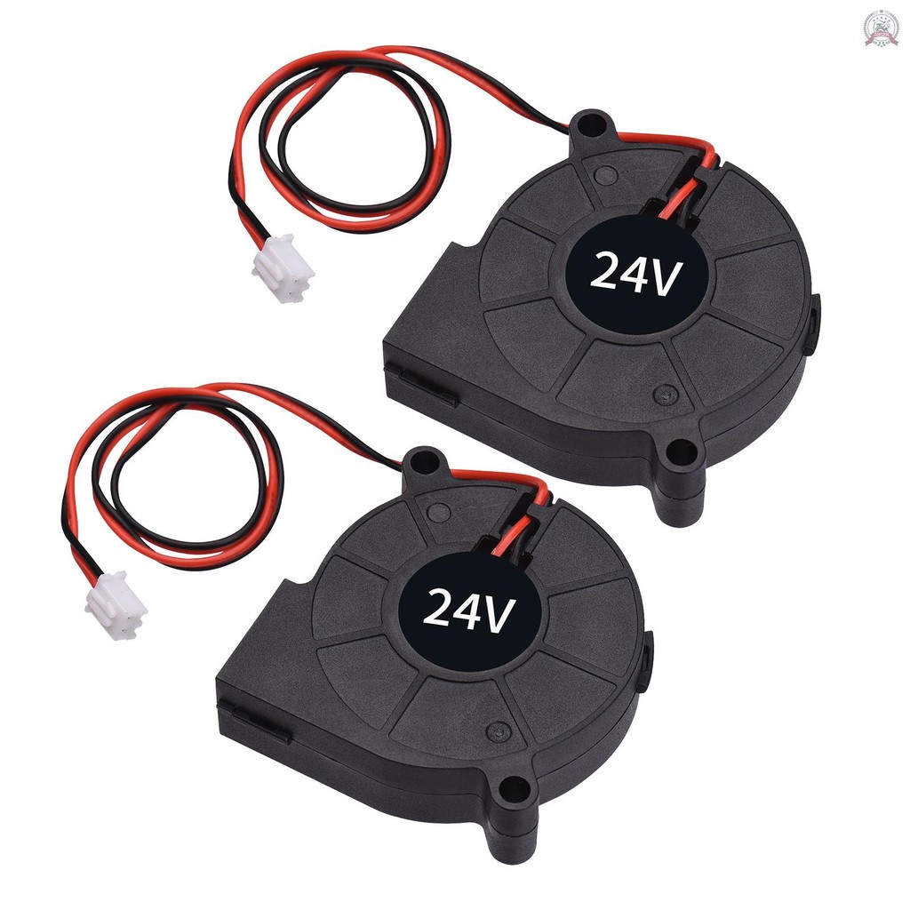 5015 Cooling Fan 50x50x15mm 12V/24V Brushless Fan Blower Fan 2-Pin ...