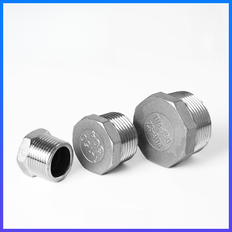 [.666.] 304 Stainless Steel Plug External Wire Hexagon Plug Internal ...