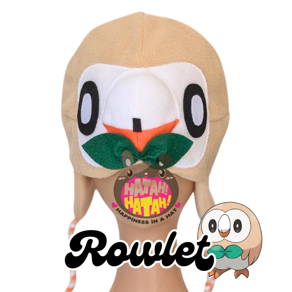 [Hatah Hatah] Rowlet Pokemon Hat Handmade | Shopee Philippines
