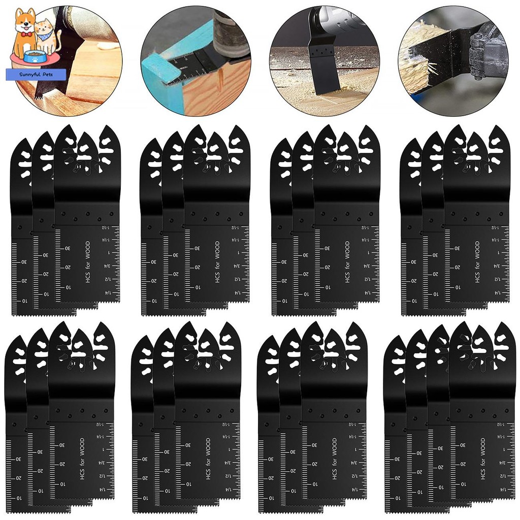 25Pcs Multitool Blades Sharp Oscillating Saw Blades Quick Release ...