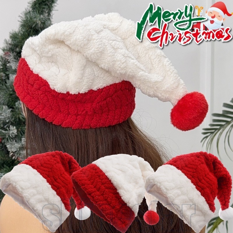Knitted Christmas Hats - Santa Claus Dress Up - Creative Wheat Grain ...
