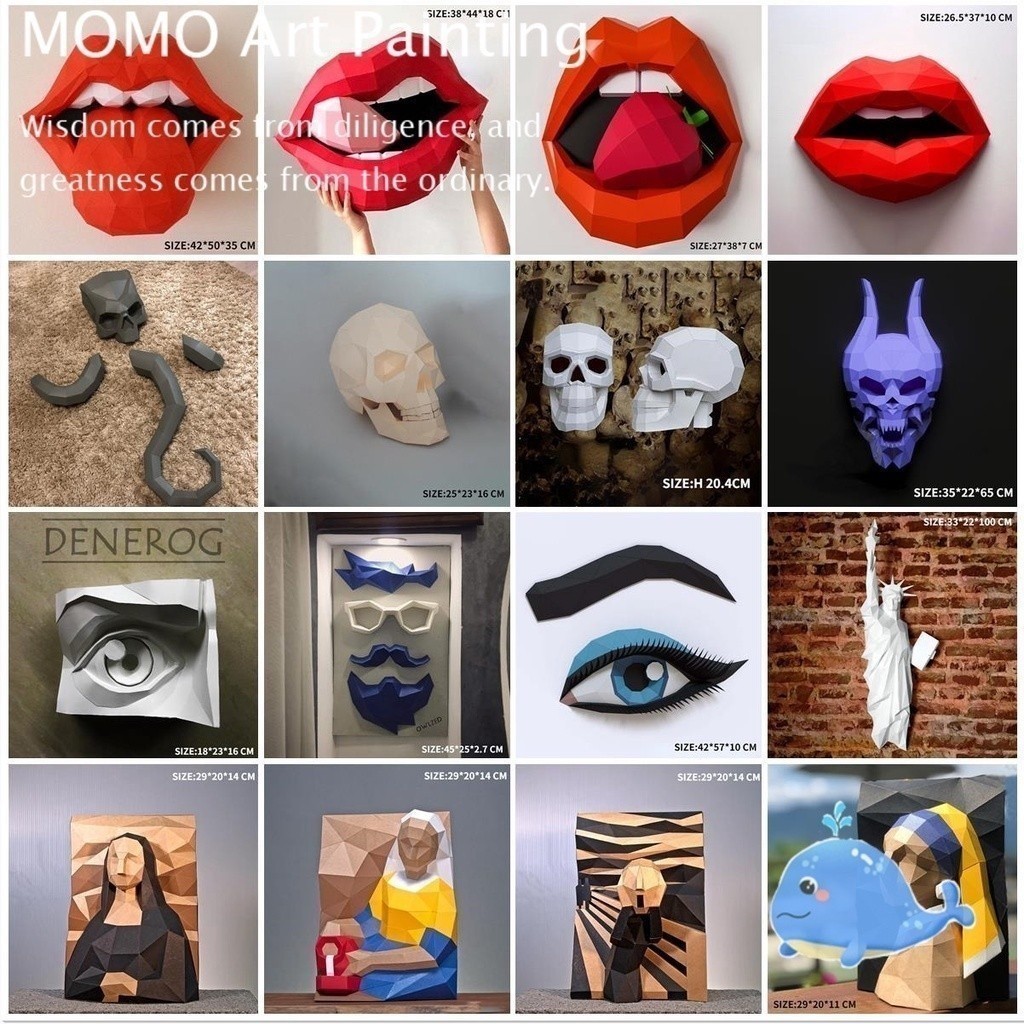 Star Creative Paper Model k6 Character Paper Model Body Model Wall ...