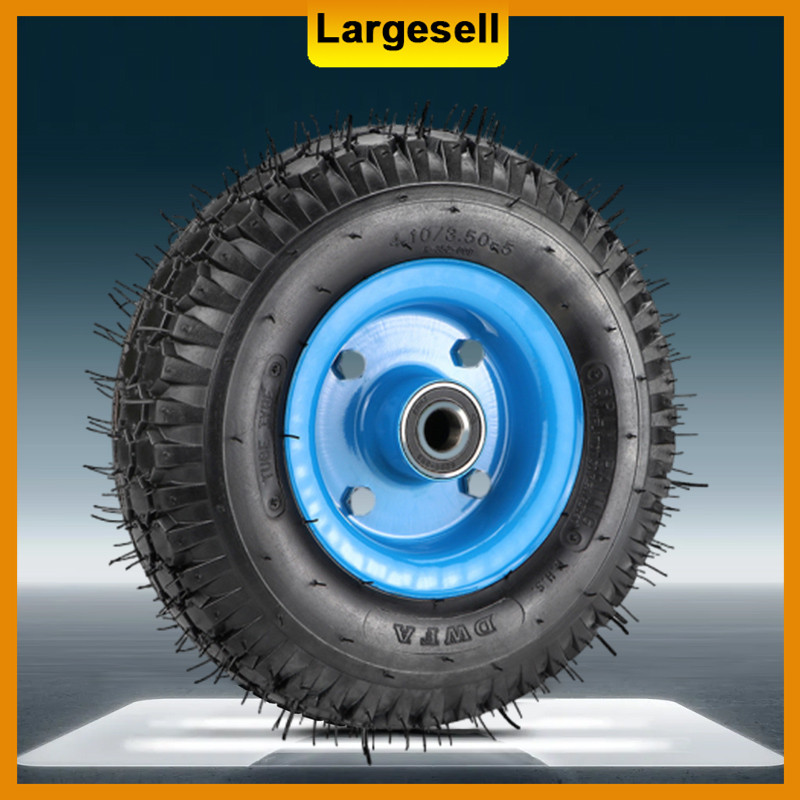 10Inch 350-4 Inflatable Trolley Wheel Heavy Duty Push Cart Wheel 6204 ...