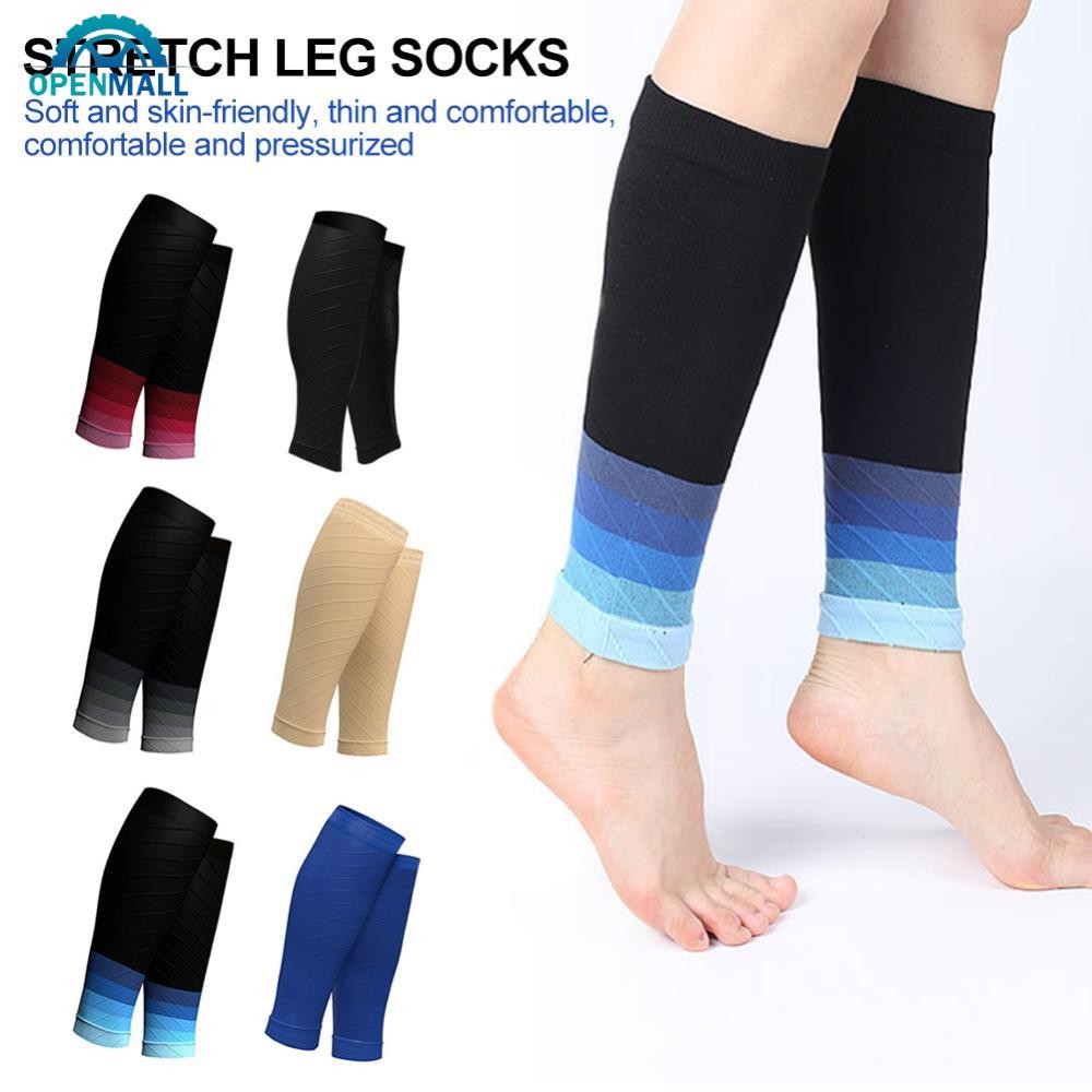 OPENMALL 1Pair Leg Compression Socks Sport Compression Calf Sleeves ...