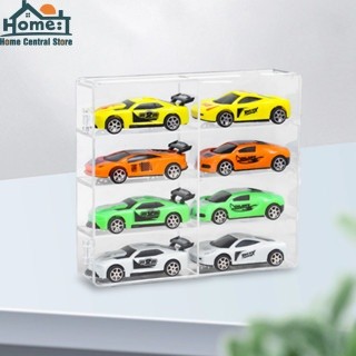 8 Slots Car Model Storage Box Display Cabinet Rack for 1/64 Diecast Toy ...