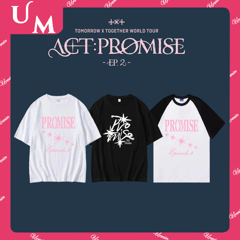 TXT X ISTKUNST ACT: PROMISE EP.2 Merch Minimalist Cotton T-shirt Korean ...