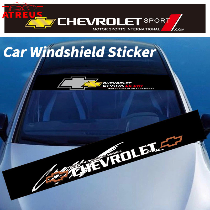 Chevrolet Car Windshield Stickers Front Rear Car Windscreen Sticker Car ...