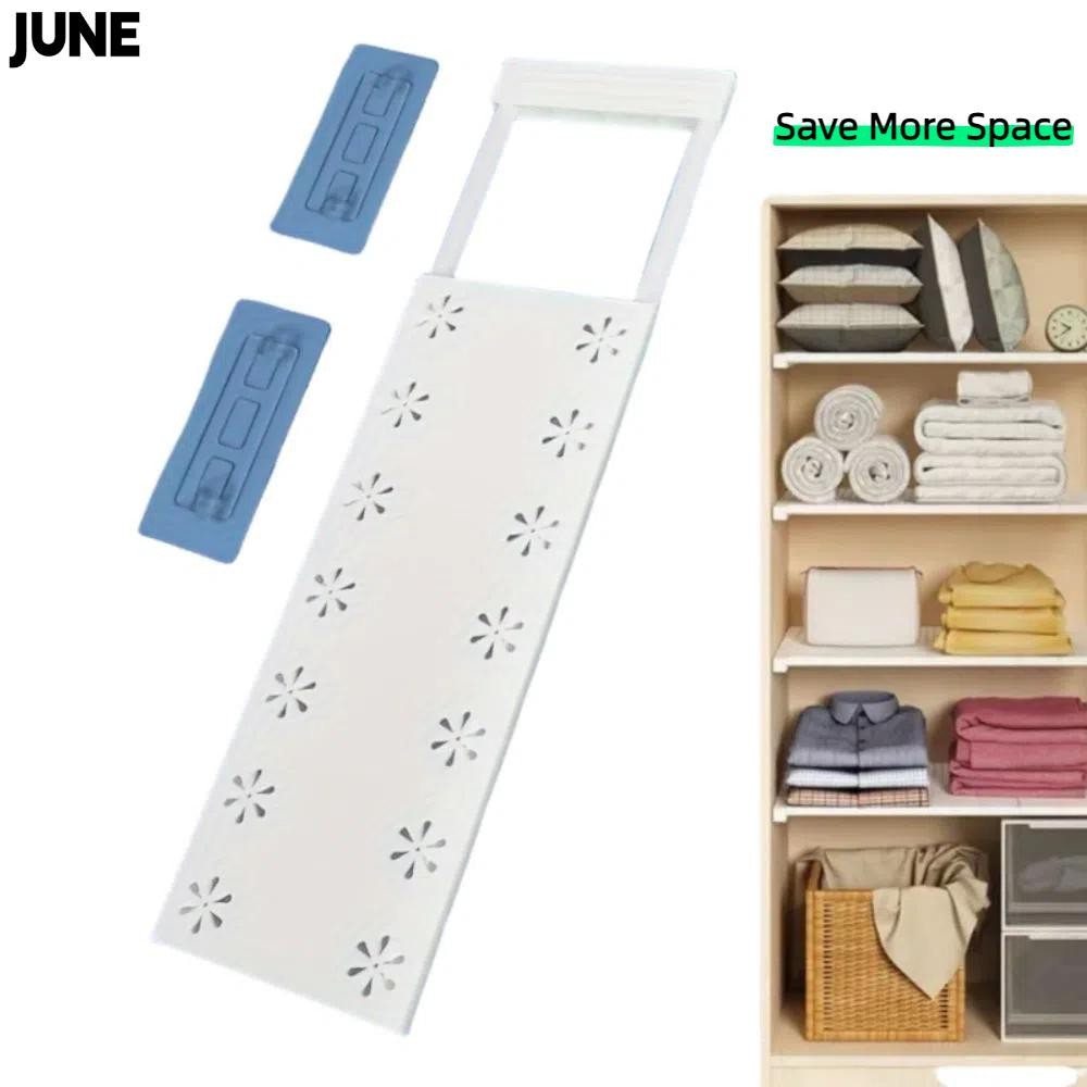 JUNE Wardrobe Storage Dividers, Multi Functional Non Perforated Closet ...