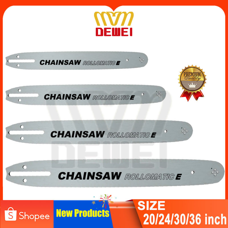 36 inches Chainsaw Guide Bar chainsaw blade 20 24 30 inches | Shopee ...