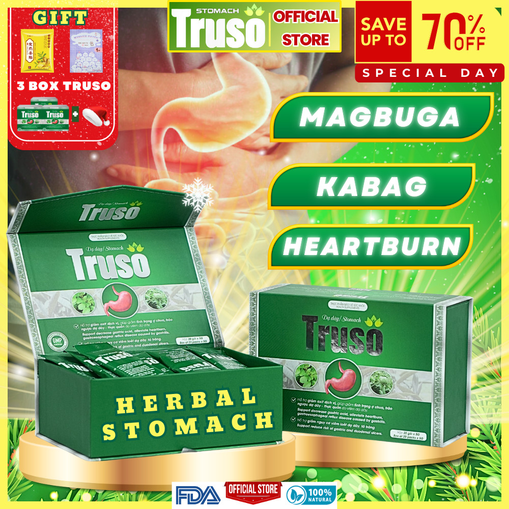 [LEGIT STORE] Truso Stomach herbal tea improves acid reflux, improves ...