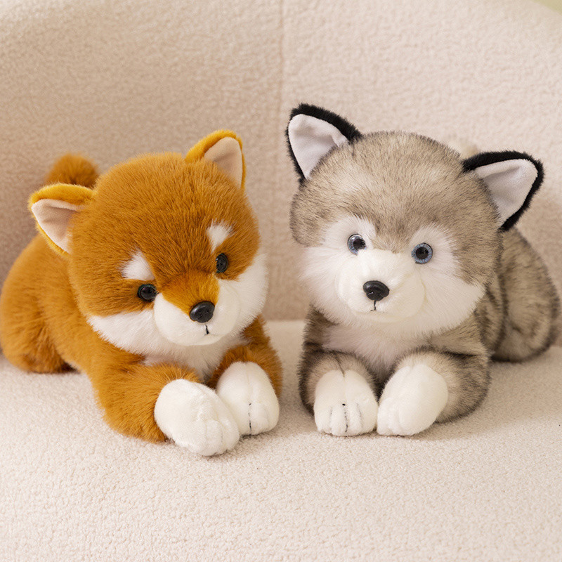 Cute Dog Doll Doll Husky Simulation Ragdoll Puppy Plush Toy Send Male ...