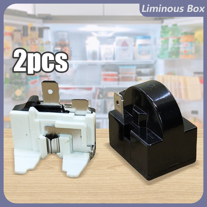Compressor Protector 2pcs PTC Starter Relay & Overload Protector For ...