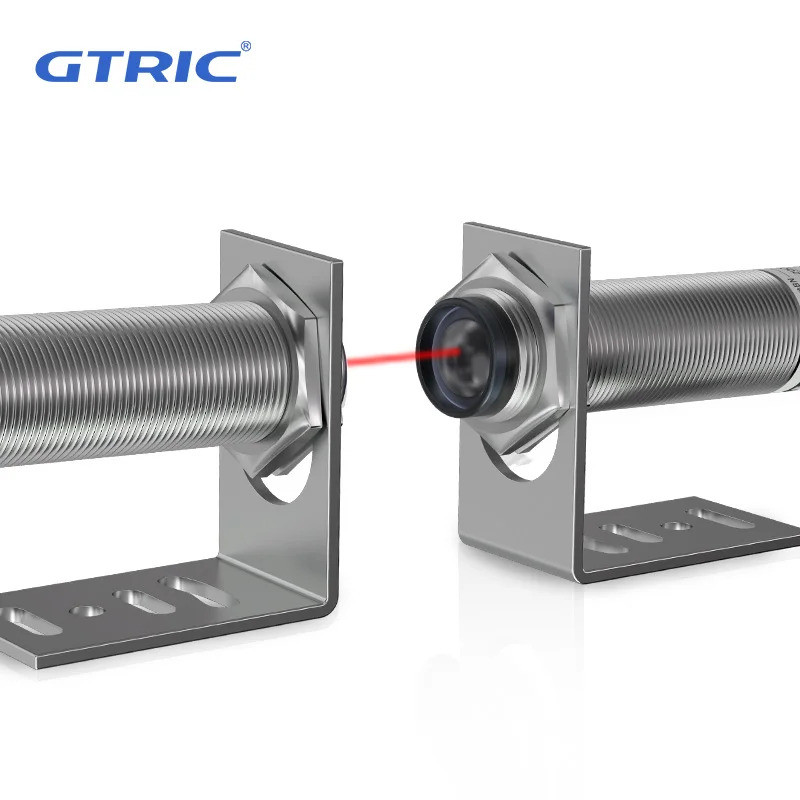 GTRIC Laser Photoelectric Sensor Through-beam M12 Series 10-30V NPN PNP