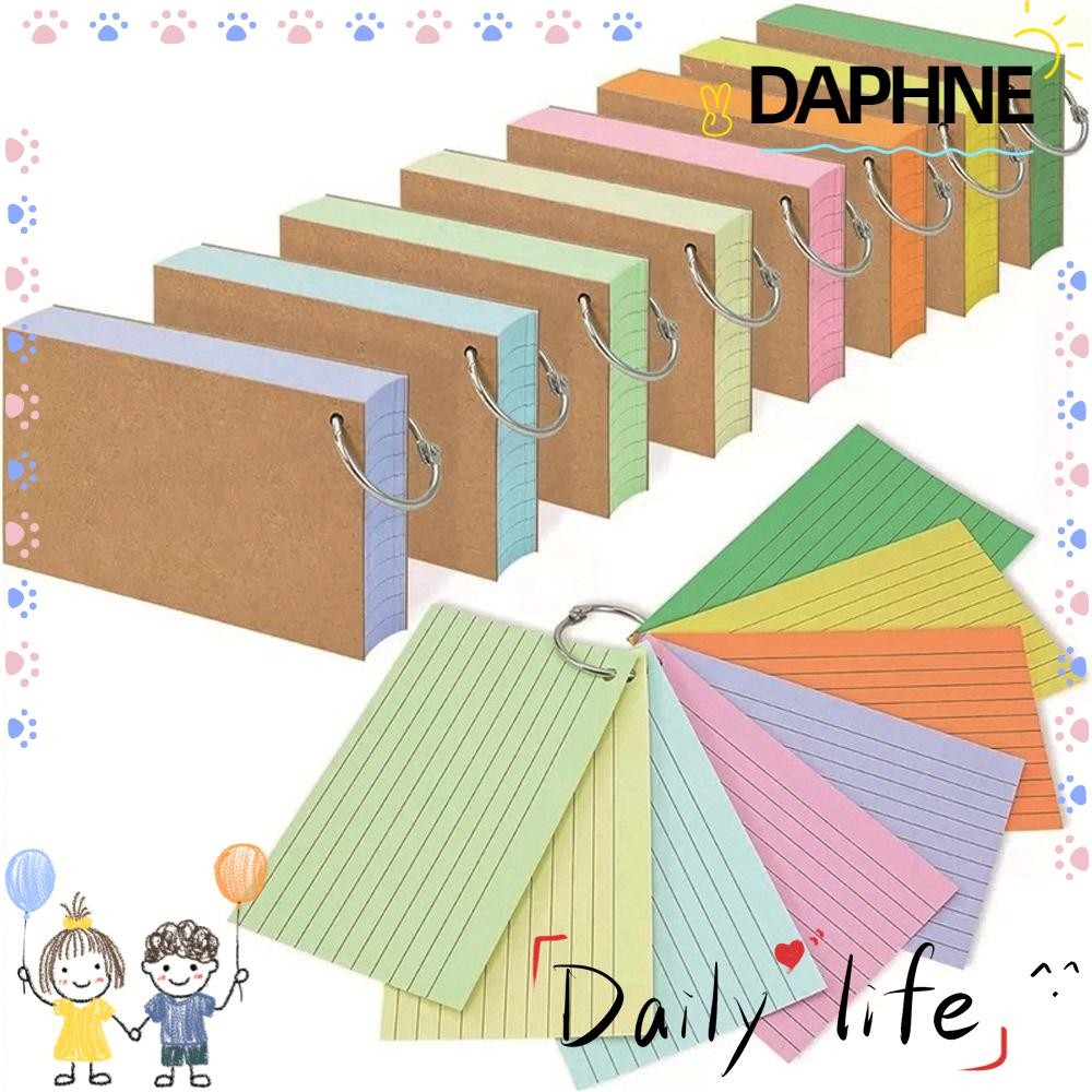 DAPHNE Loose-Leaf Index Cards, Loose-Leaf With Cover Binder Memo Book ...