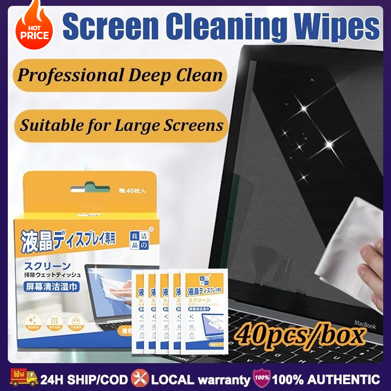 Big Screen Cleaner Wet Wipes for Laptop Computer Screen TV LCD LED PC