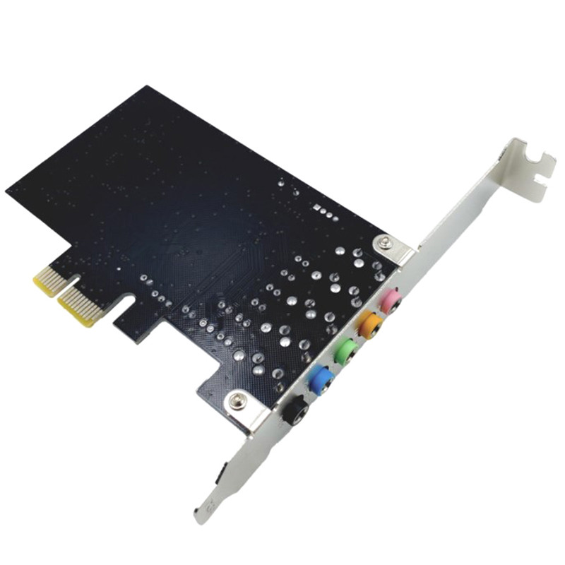 # JTPH # PCI-E 5.1 Sound Card Computer PCIE 5.1 Channel 3D Audio 6 ...