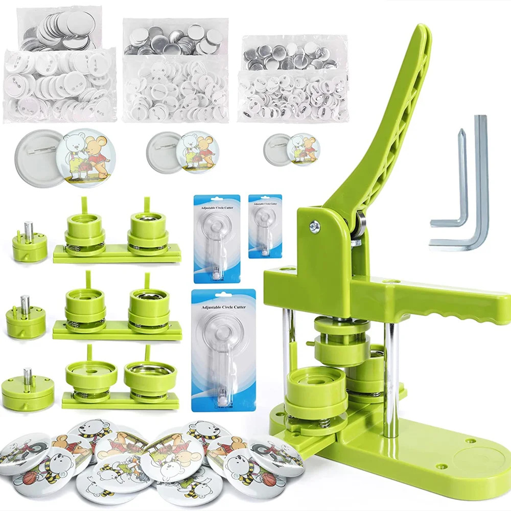 Ready stock 1'', 1.25'', 2.25'' 25mm/32mm/58MM Badge Button Maker ...